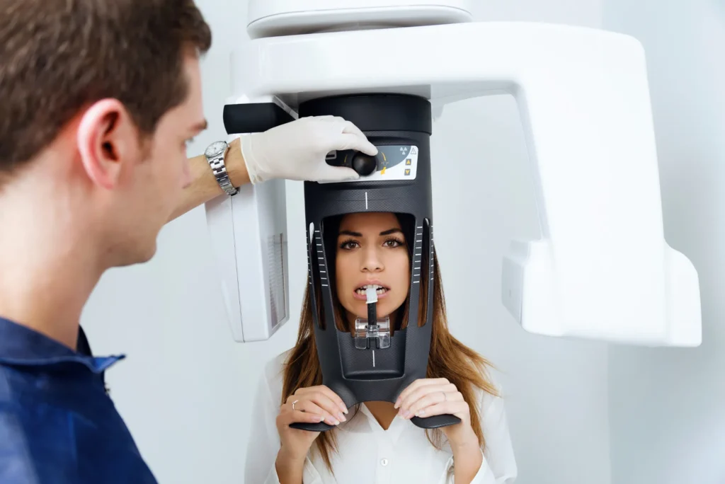Procedimiento de realización de radiografías en clínica dental